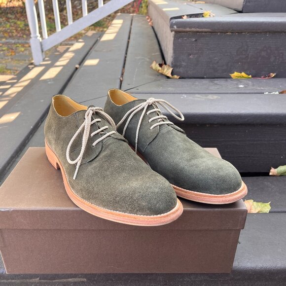 Green Suede Shoes by Esquivel - Picture 2 of 14